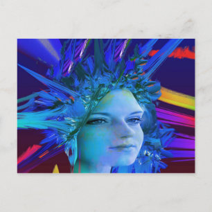 Space Crystal Postcard