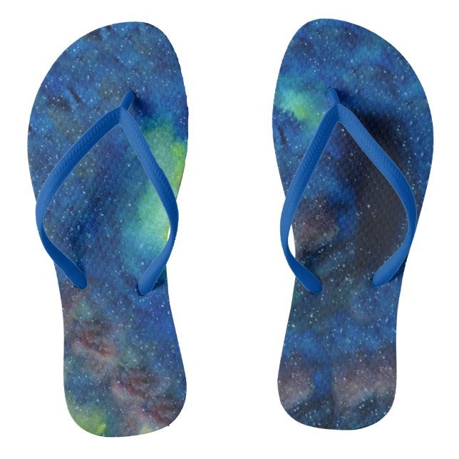 Space Custom Adult, Slim Straps Jandals (Footbed)