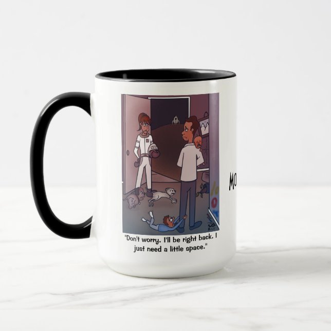 Space Day Large Mug (Left)