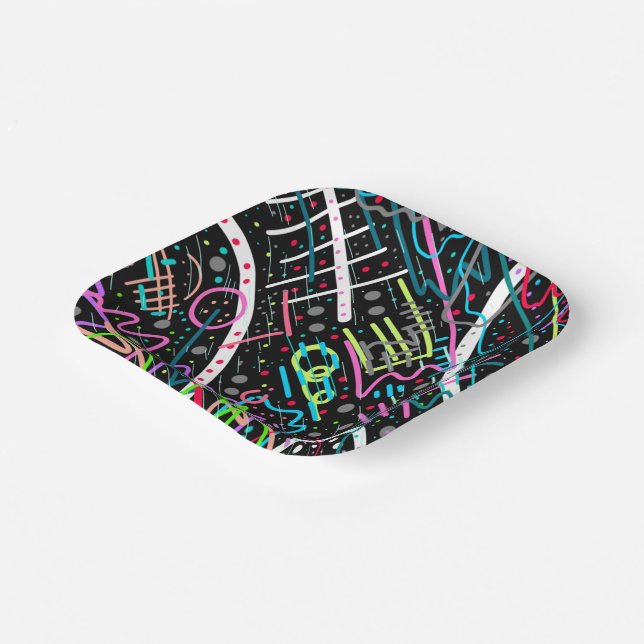 Space Debris Paper Plate (Angled)