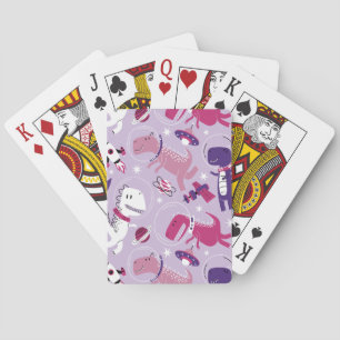 Space Dinosaurs, Cute Dinosaurs, Stars, Space Ship Playing Cards