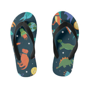 Space Dinosaurs Kid's Jandals