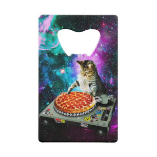 Space dj cat pizza