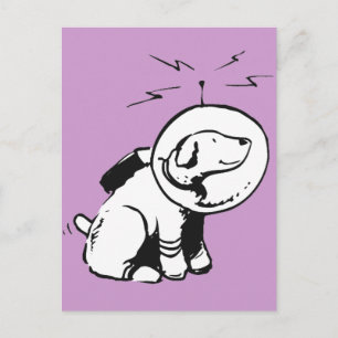 Space Dog Postcard