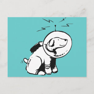 Space Dog Postcard