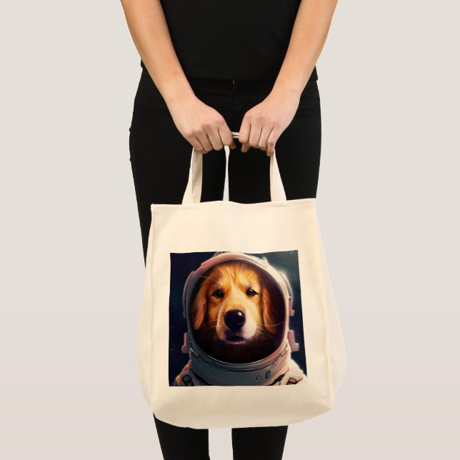  Space Dog Tote Bag (Front (Product))