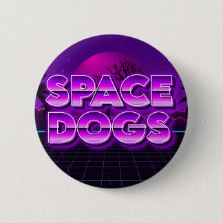 SPACE DOGS badge planet