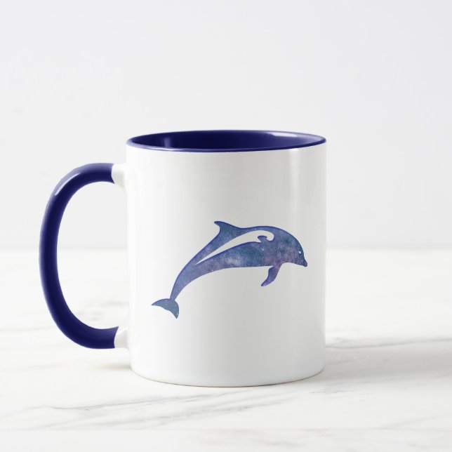 Space Dolphin Mug (Left)
