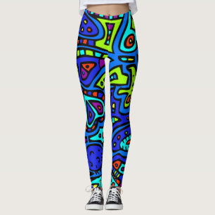 Space Doodle #1 Leggings