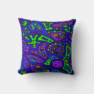 Space Doodle #2 Cushion
