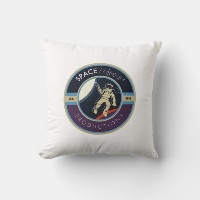 Space Dream Productions 10 Year Anniversary Logo Cushion (Front)