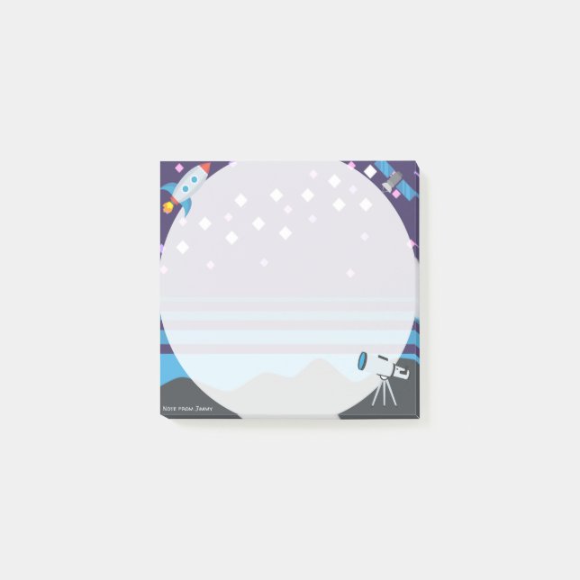 Space Emojis Post-it Notes (Front)