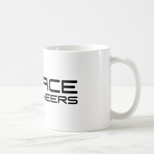 Space Engineers Classic White Mug SE logo (Right)