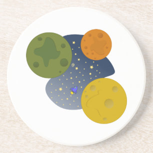 Space exploration coaster