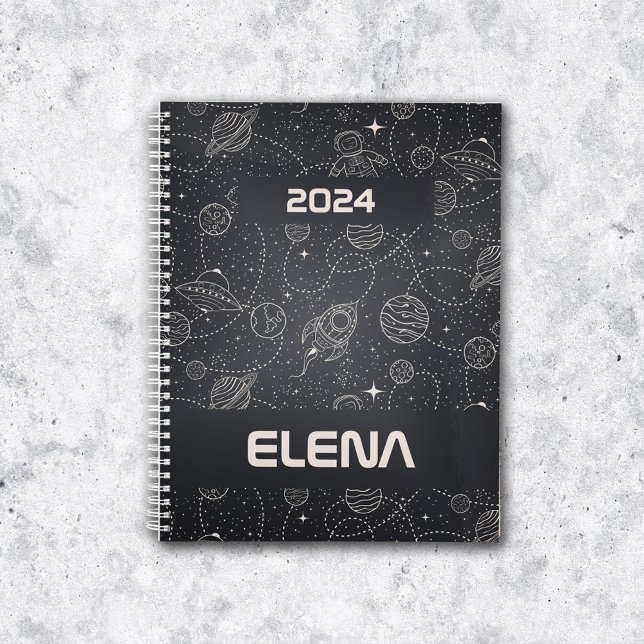 Space Exploration Galaxy Universe Star Personalise Planner (Creator Uploaded)
