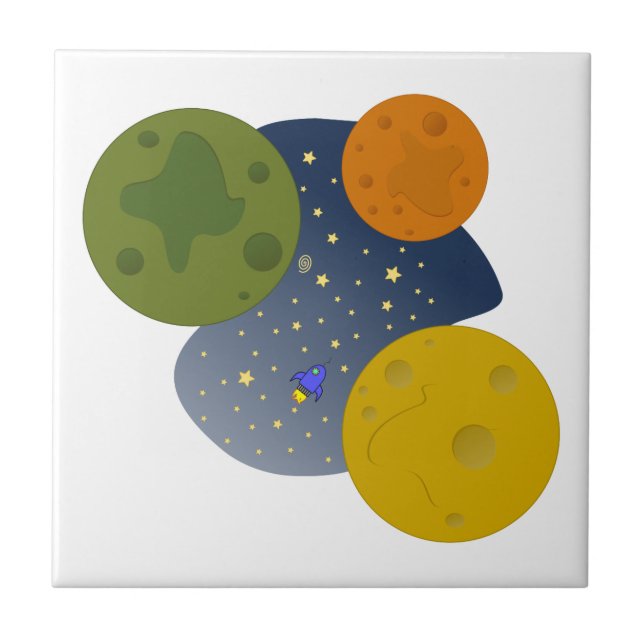 Space exploration tile (Front)