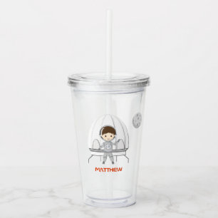 Space Explorer Acrylic Tumbler