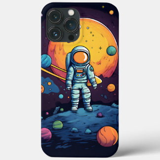 Space Explorer Art iPhone 13 Pro Max Case