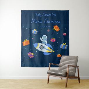 Space Explorer Baby Shower Tapestry