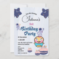 Space Explorer Birthday - Astronauts and Stars