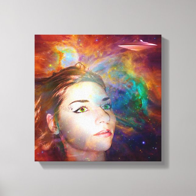 Space Explorer Canvas Print (Front)