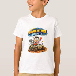 Space Explorer T-Shirt Design for Kids