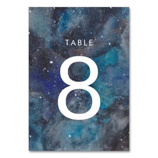 Space Explorer Table Number (Front)