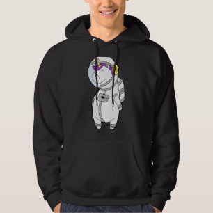 Space Explorer Unicorn Astronaut Solar System Gala Hoodie