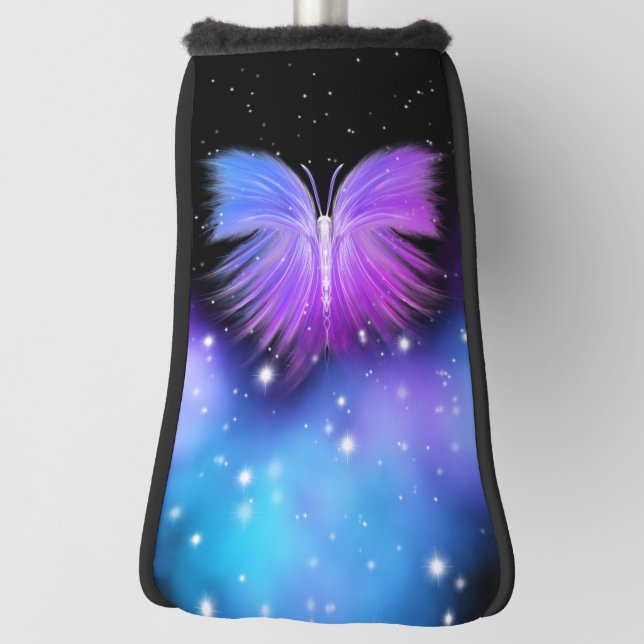 Space Fantasy Butterfly Cosmic Golf Head Cover (Rotate 90)