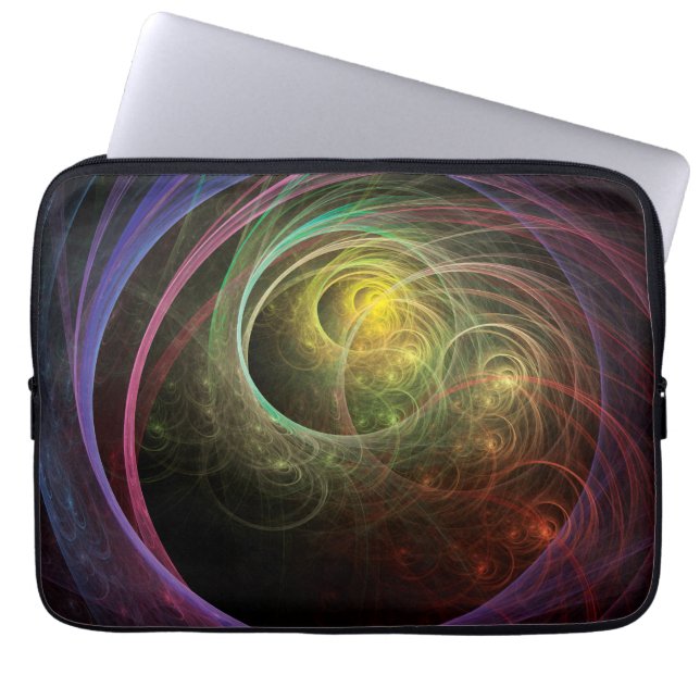 Space Fireworks Laptop Sleeve (Front)