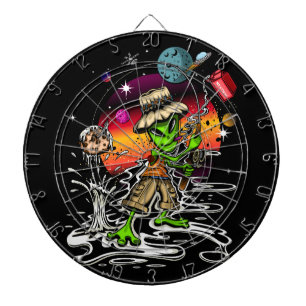 Space Fisherman Dartboard