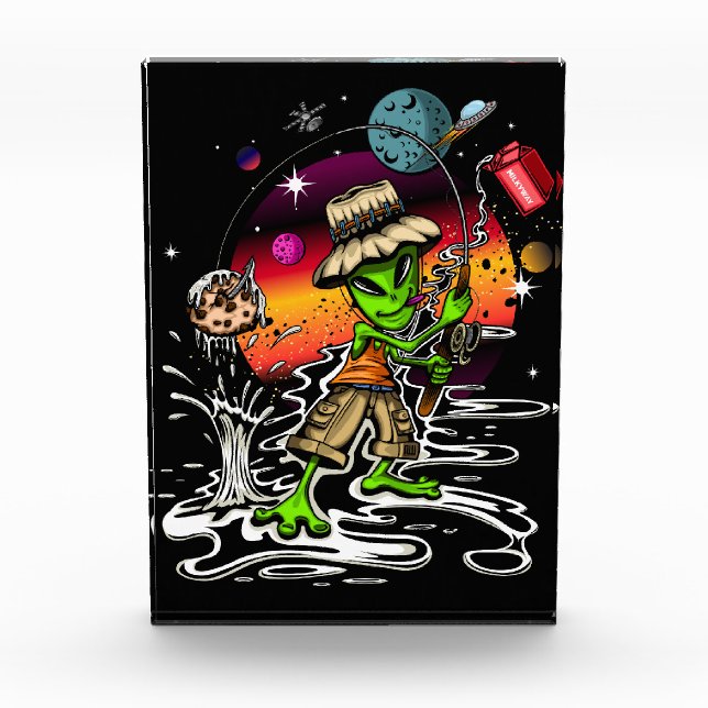 Space Fisherman Photo Block (Front)