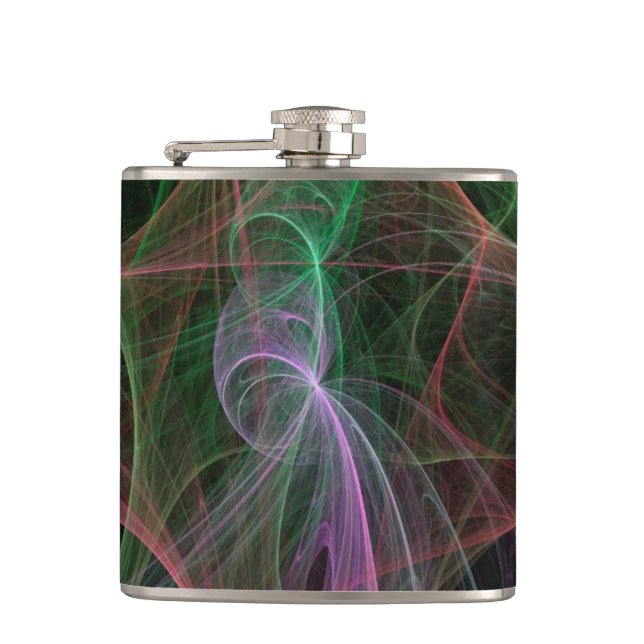 Space Flame Hip Flask (Front)