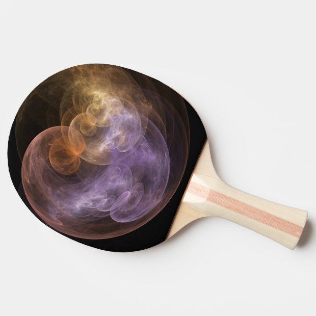 Space Flowers Ping Pong Paddle (Side)