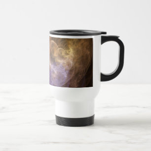 Space Flowers Travel Mug