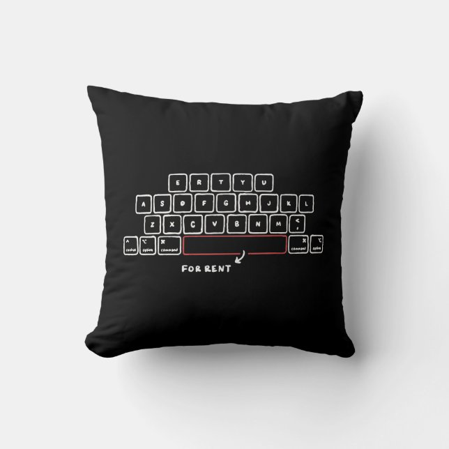 Space for Rent Cushion (Front)