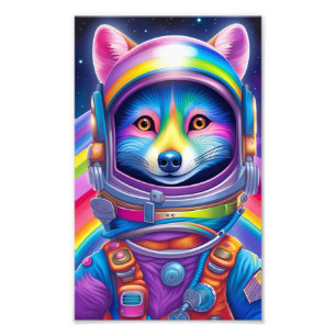 Space Fox Design - Photo Enlargement (Print) Print