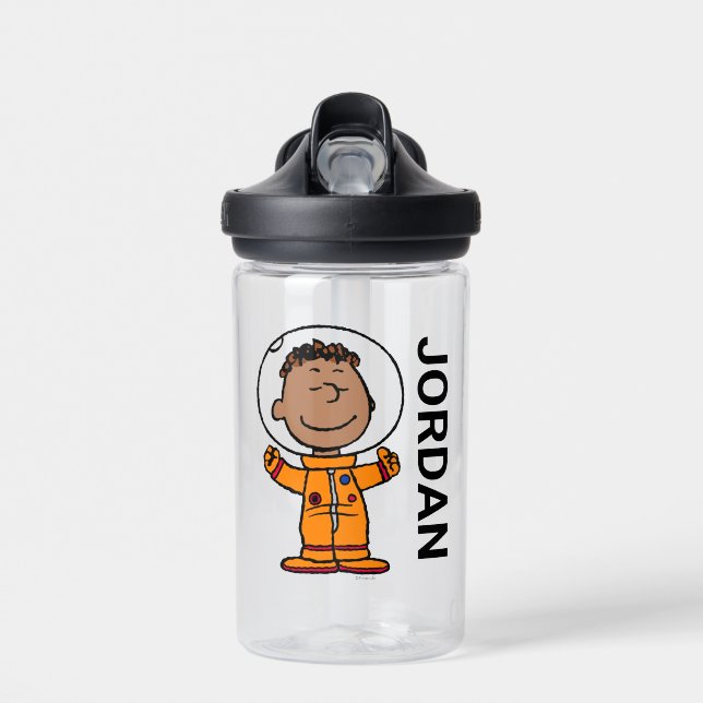 SPACE | Franklin Astronaut | Add Your Name Water Bottle (Front)
