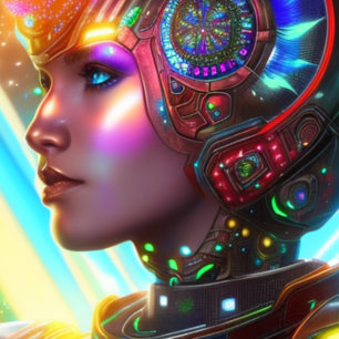 Space Futuristic Beautiful color T-Shirt