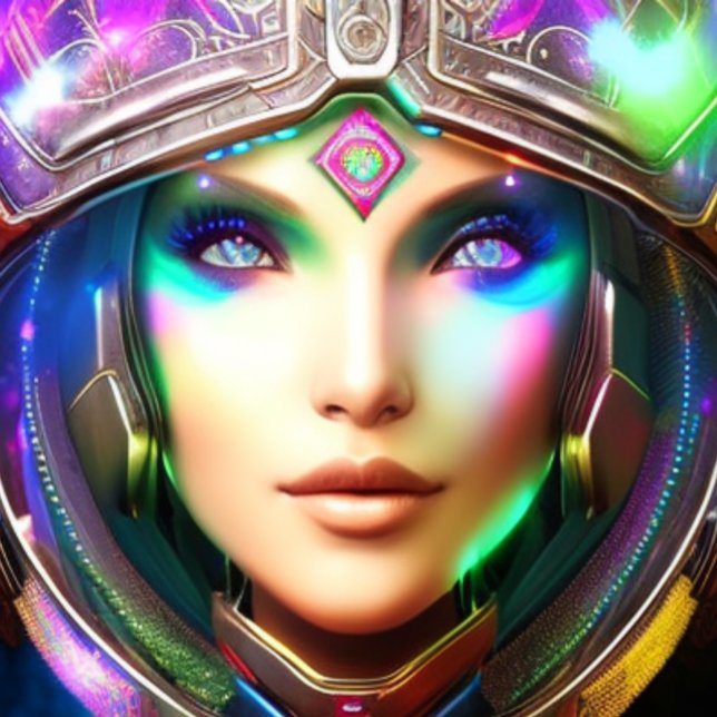 Space Futuristic Beautiful color T-Shirt (Creator Uploaded)