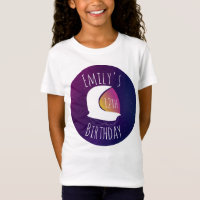 Space Galaxy Astronaut Purple Ombre Birthday Party
