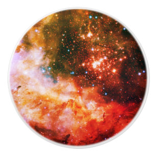 Space/galaxy  ceramic knob