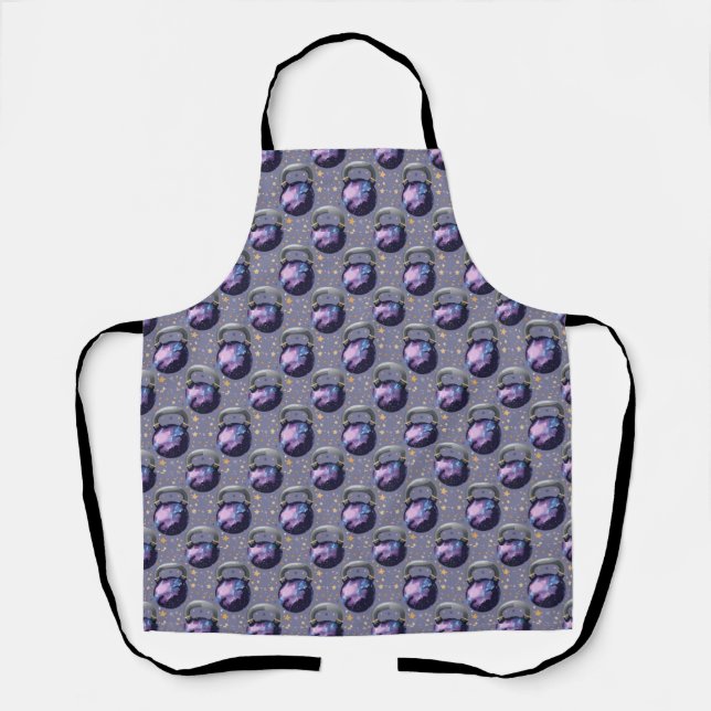 Space Galaxy Kettlebell Apron (Front)