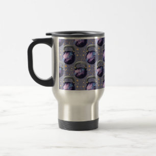 Space Galaxy Kettlebell Travel Mug