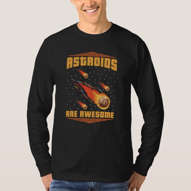 Space Galaxy Nebula Orbit Solar System Astroid Red T-Shirt (Front)
