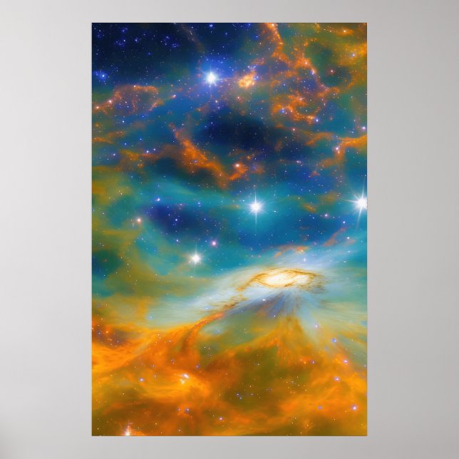 Space Galaxy Picture Poster (Front)