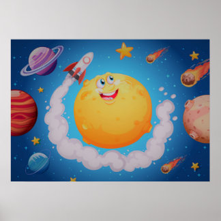 Space Galaxy Poster