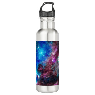Space Galaxy Red and Blue Galaxy 710 Ml Water Bottle