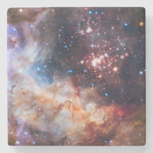 Space/galaxy  stone coaster