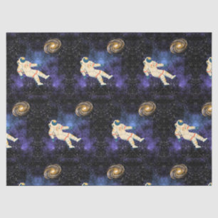 Space Galaxy with Astronaut Tissue Paper